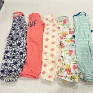Bundle of 5 Sleep Gowns 0-6mo